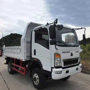 4*4 Sinotruk dump truck howo mini truck tipper right hand drive for sale