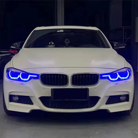 Module LED DRL JY pour BMW Série 3 F30/F31/F35 2016-2019, haute qualité, 6000K, jaune et blanc, bicolore, nouveau kit de mise à niveau, phare F30