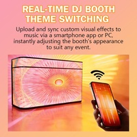 Consola de DJ Jode P1.86 con pantalla LED curva para discoteca, bar, fiesta, escenario, evento