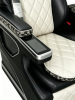 Siège électrique pour camping-car, SUV, fourgonnette, avec commande tactile intelligente, repose-jambes, ceinture 3 points, siège de modification automobile