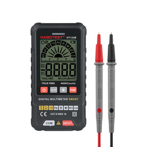 Habotest HT124B มัลติมิเตอร์แบบดิจิตอล60A กระแส DC สำหรับแมว III 600V การวัดค่า True RMS - Product Image 2