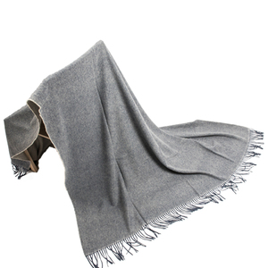 Mùa Đông Phụ Nữ Khăn Choàng Biểu Tượng Tùy Chỉnh Merino Khăn Len Sợi Cho Chăn 21 Micron Vuông Khăn Sọc - Product Image 2