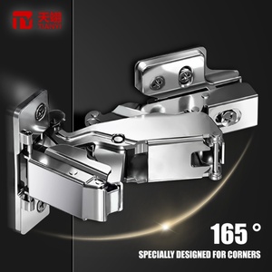 High Quality Furniture Hardware Large Angle 165° Multi Function Hydraulic <b>Soft</b> <b>Close</b> 35mm Adjustable <b>Cabinet</b> <b>Hinge</b> - Product Image 1