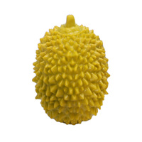 Jouet dentaire pour chien en forme de durian, prêt à l'emploi, avec une texture TPR douce et ferme, pour les chiens las et le jeu quotidien des molaires