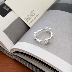 S925 <b>Sterling</b> <b>Silver</b> Open Branch <b>Ring</b> Minimalist <b>Adjustable</b> Unisex Everyday Wear Jewelry - Product Image 1