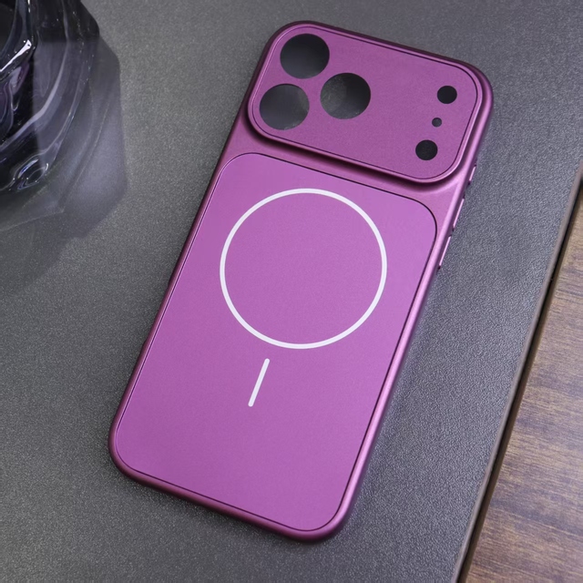 New Colors Magnetic Case for iPhone 18 17 16 Pro Max with Built-in Camera Protector Strong Magnetic Charging Shockproof Cover