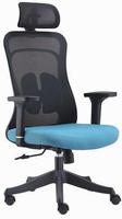 Chaise de bureau ergonomique confortable pour la maison, chaise de conférence moderne en maille avec dossier réglable pour usage prolongé