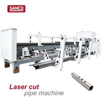 Machine de découpe laser pour tubes en acier inoxydable 3000W, découpeuse de tuyaux ronds en fibre métallique CNC, alimentation semi-automatique, fournisseur d'usine OEM