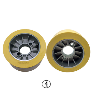 120*35*60mm Houtbewerkingsmachine Onderdelen Voedingsrubberwiel Voedingsrol Perswiel voor Schaafmachine - Product Image 6