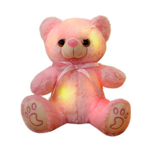 All'ingrosso moda LED luce-Up peluche orsacchiotti da notte per bambini giocattoli imbottiti in cotone PP imbottitura fodera in maglia per le occasioni di compleanno - Product Image 2