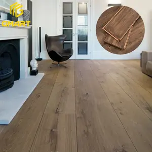 Gmart Italie Classique Stade Chauffage Plancher En Bois Grain Ac 4 12.5Mm Jaune Couleur Haute Classe 8 Mm D'érable Revêtements de Sol Stratifiés