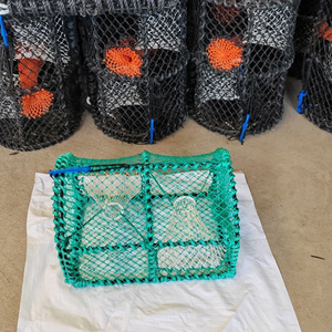Professional Factory Heavy Duty Shrimp Creel <strong>Pot</strong> with 10-12mm Steel Frame 2.5-3cm Mesh Galvanized Coating <strong>for</strong> European Market - Product Image 5