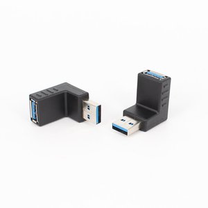 Adaptador USB 2.0 Macho a Hembra, Conector de Ángulo Recto de 90 Grados - Product Image 3
