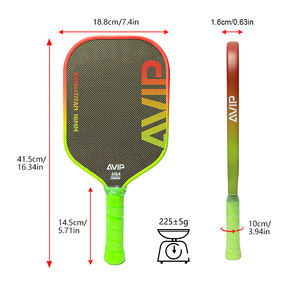 Raquette <span class=keywords><strong>de</strong></span> pickleball Gen 4 Titanium Surface, fibre <span class=keywords><strong>de</strong></span> carbone Toray T700, raquette <span class=keywords><strong>de</strong></span> puissance ultime pour les professionnels, approuvée USAPA, directement <span class=keywords><strong>de</strong></span> l'usine - Product Image 2