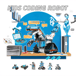 Kit de robot de codage interactif de haute qualité pour enfants de 8 à 12 ans, ensemble de construction en plastique de 637 pièces, programmation Scratch, tutoriel 3D via application - Product Image 3