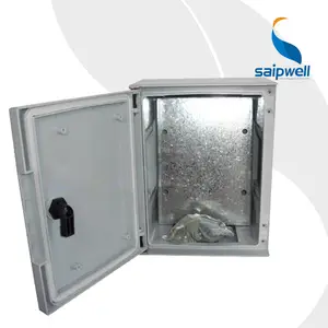 Saipwell Indoor SMC Meter Cabinet FRP Caja de distribución al aire libre Caja de cable de poliéster
