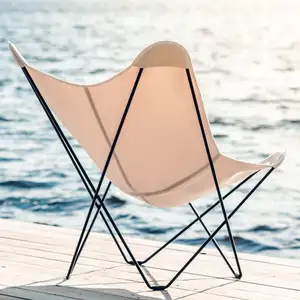 إيطاليا الشهيرة تصميم كرسي قابل للطيّ صالة كرسي الجلود مسحوق المغلفة الصلب غرفة المعيشة كرسي