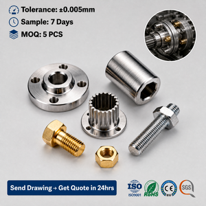 Custom CNC Machining Robot Parts Robot Arm Bracket Joint Flange Precision Aluminum Components