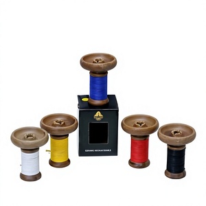 Cazoleta de cerámica premium para hookah con revestimiento de hilo - Product Image 1