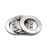 Roulement à billes de butée axial personnalisé 51113 65x90x18mm, roulements de butée planaires avec cage en acier pour broches de machines-outils et tables rotatives