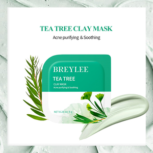Masque facial en argile naturelle BREYLEE pour hydrater le visage, lutter contre l'acné, contrôler le sébum, réduire les pores et réparer la peau - Product Image 3
