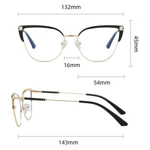 <span class=keywords><strong>Gafas</strong></span> <span class=keywords><strong>de</strong></span> Miopía con Protección Anti Luz Azul 2026 para <span class=keywords><strong>Mujer</strong></span>, Montura Grande <span class=keywords><strong>de</strong></span> Metal Ultraligera, <span class=keywords><strong>Gafas</strong></span> <span class=keywords><strong>de</strong></span> Graduación, <span class=keywords><strong>Gafas</strong></span> Ópticas con Receta - Product Image 4