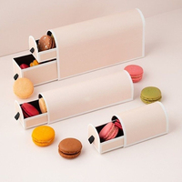 Boîte à tiroir rigide écologique personnalisée pour l'emballage de macarons, de chocolats et de bonbons