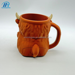2025 phong cách mới tùy chỉnh 3D in ấn vùng cao bò Ice Cream cup với ngăn kéo phim hoạt hình ice cream Cup cho kidsp - Product Image 3