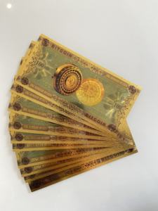 Banconota in Foglia d'Oro Collezione Promozionale Banconota in Plastica Impermeabile Galvanizzata Regalo - Product Image 2