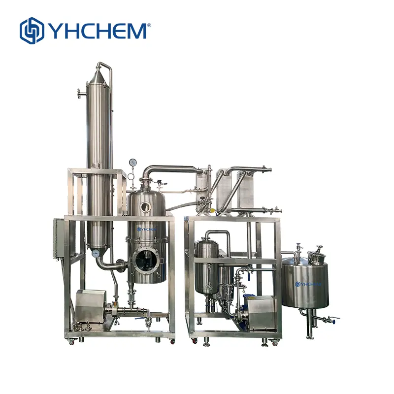 YFEシリーズ流下膜蒸発器溶剤回収分離精製蒸発装置