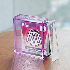 Vente en gros usine : Étui magnétique en acrylique dégradé pour <span class=keywords><strong>cartes</strong></span> <span class=keywords><strong>Panini</strong></span> Mosaic Football et rangement de <span class=keywords><strong>cartes</strong></span> de basketball - Product Image 5