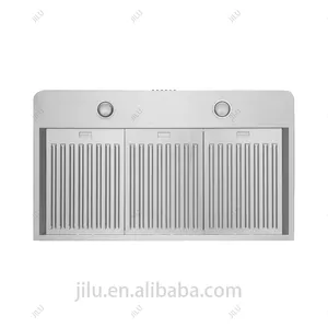 קולט אדים חשמלי נירוסטה צמוד קיר מנוע פליטה למטבח רעש נמוך לשימוש ביתי סוג אוורור קבוע