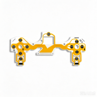 Film conducteur pour manette PS4, film conducteur pour manette PS4 PRO, coussinet en caoutchouc souple, plaque souple PS4