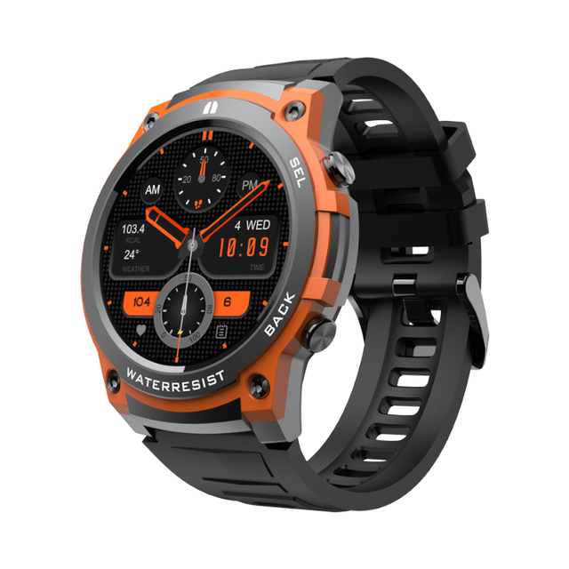 DM55 Outdoor Sport Smart Watch IP68 Waterproof BT Music Call 400mAh Battery Health Tracker for Android IOS