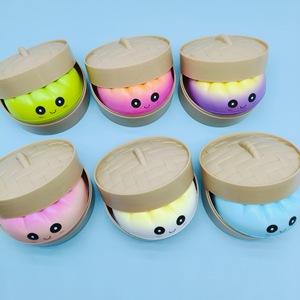 Juguete de descompresión de rebote lento con forma de bollo grande, simulación de Cha Siu Bao, para liberar la tensión, al por mayor - Product Image 6