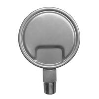 Manomètre à bain d'huile en acier inoxydable 316, 4'' à montage inférieur, 0-40 MPa, haute précision EN837-1, garantie 1 an, large gamme d'applications