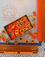 Jeu de Mahjong américain en acrylique sur le thème du cowboy, 160 tuiles avec motifs en relief de bottes, de cornes de bison et de fleurs