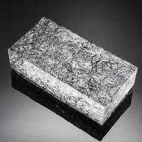 Fabricant chinois propose des briques de verre cristal personnalisées, des carreaux de verre à motifs, des carreaux de verre décoratifs lisses, directement de l'usine