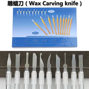 10 Cái Wax Khắc Knife Kit Điêu Khắc Lưỡi Sáp Gốm Clay Điêu Khắc Khắc Mô Hình Công Cụ Trang Sức Công Cụ