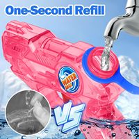 Mini Super Water Soaker senjata semprotan anak luar ruangan musim panas pantai pasir mainan jarak jauh 5-7m plastik kecil Blaster untuk