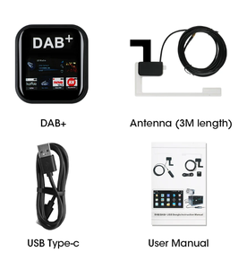 <span class=keywords><strong>Antenne</strong></span> DAB/DAB+ BQCC avec adaptateur USB, autoradio Android, récepteur GPS stéréo, lecteur pour l'Europe, signal universel, unité principale de lecture - Product Image 6