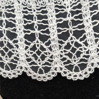 Collier en dentelle de haute qualité avec broderie en maille, colliers en voile, tissu en dentelle française écologique, technique de guipure