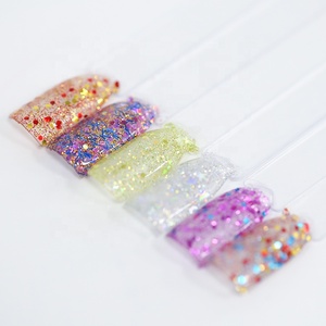 Kit de poudre à ongles <span class=keywords><strong>effet</strong></span> miroir laser caméléon, paillettes holographiques éblouissantes, <span class=keywords><strong>effet</strong></span> aurore irisé, décoration d'ongles en acrylique - Product Image 3