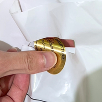 Rouleau adhésif de papier synthétique personnalisable d'autocollant de logo imperméable de logo pour la promotion de l'utilisation de supermarché d'épicerie impression de logo personnalisée