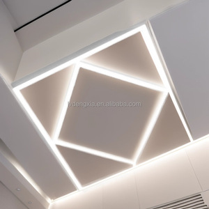 Panel de Luz <span class=keywords><strong>LED</strong></span> Cuadrado Empotrable 595 * 595mm, Luminaria Lineal de Marco Metálico para Empalme - Product Image 4