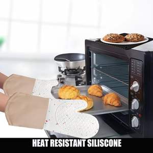 Gants <span class=keywords><strong>de</strong></span> barbecue antidérapants et maniques <span class=keywords><strong>de</strong></span> <span class=keywords><strong>cuisine</strong></span> – Gants <span class=keywords><strong>de</strong></span> four et maniques <span class=keywords><strong>de</strong></span> <span class=keywords><strong>cuisine</strong></span> avec rembourrage en silicone recyclé antidérapant - Product Image 5