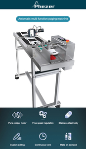 Tốc độ cao phun băng tải phân trang máy với mẫu có thể điều chỉnh tốc độ băng tải vành đai dây chuyền lắp ráp máy in cho tự động hóa - Product Image 4