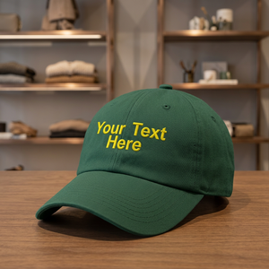 Casquette de baseball en coton non structurée à 6 panneaux personnalisée, souple, brodée, visière pré-courbée, respirante/imperméable, style sportif pour homme - Product Image 2