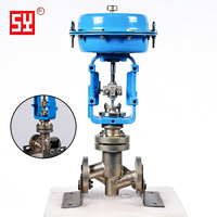 Katup Kontrol Pengurang Tekanan Berlapis Fluorin untuk Pipa Bergelombang SY500PFW, untuk Uap, Vakum, Air & Gas, Dioperasikan Pilot, OEM