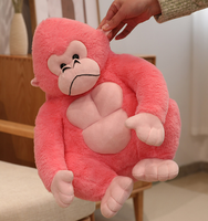 Peluche Gorille Personnalisée avec Logo – Jouet en Peluche Robuste, le Roi de la Forêt